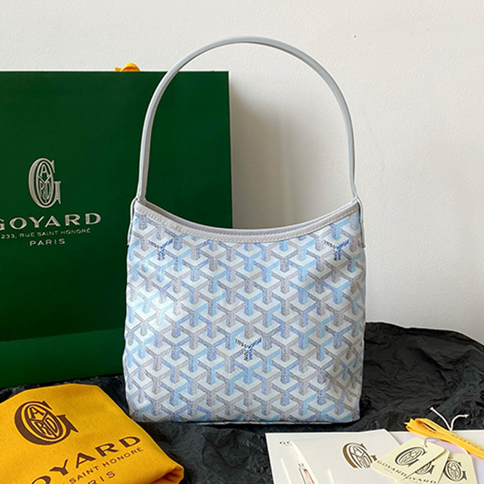 goyard hobo mini zipper closure casual shoulder tote bag